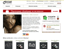 Tablet Screenshot of bizant.pl